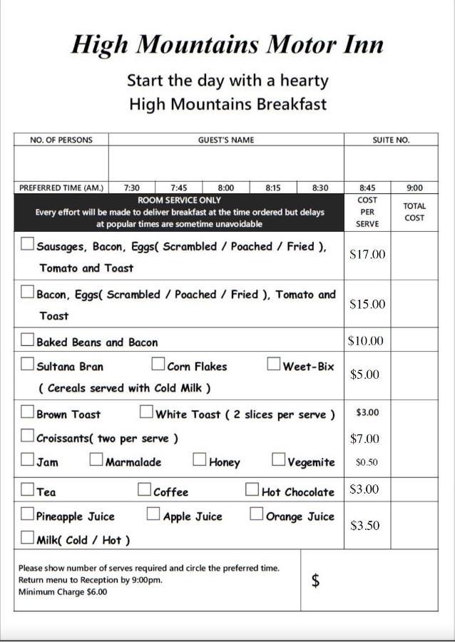 High Mountains Motor Inn Blackheath Exterior photo